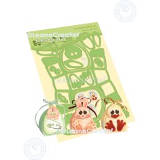 45.7255 Wykrojnik Leane Creatief - Party favor young life - impreza, pudełka, maluchy