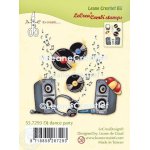 55.7293 Stemple akrylowy Leane Creatief - DJ dance party - dj, głośniki, muzyka