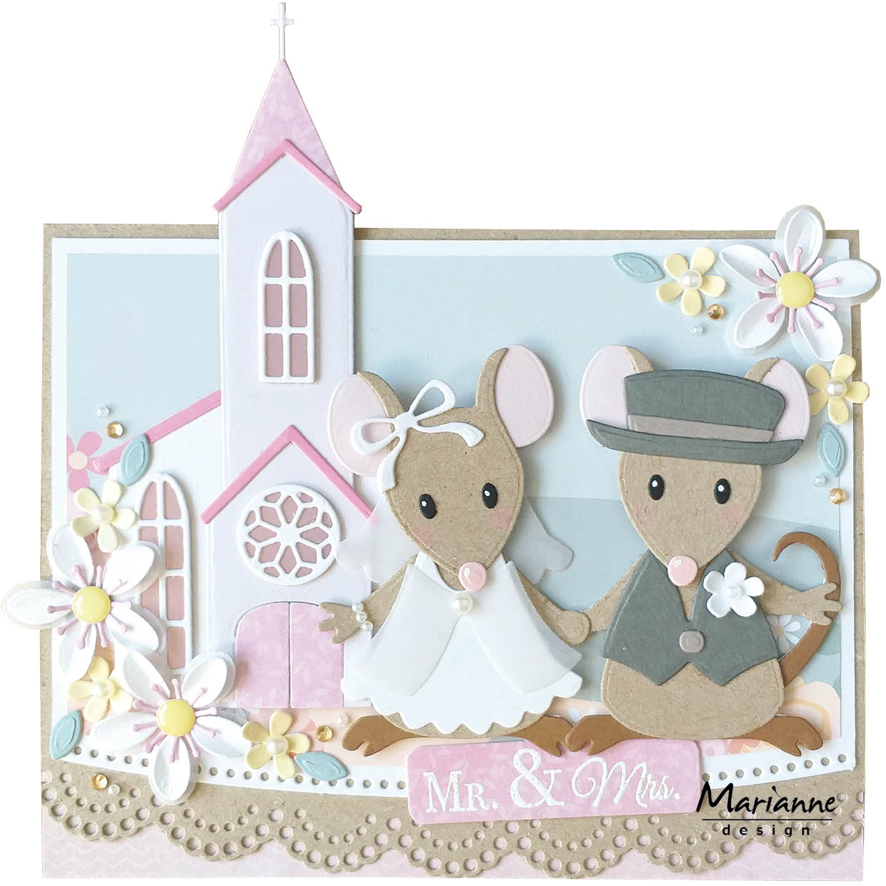 LR0696 Wykrojnik Marianne Design - CreaTables - Border duo - bordery