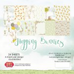 CPB-HBU15 Bloczek 15x15 Craft&You Design-HOPPING BUNNIES