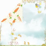 CP-HBU01 Papier dwustronny Craft&You Design 30,5x30,5 Hopping Bunnies 01