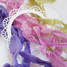 CRIB-006 RIBBONS - tasiemki vintage - Hopping Bunnies - Craft&You Design