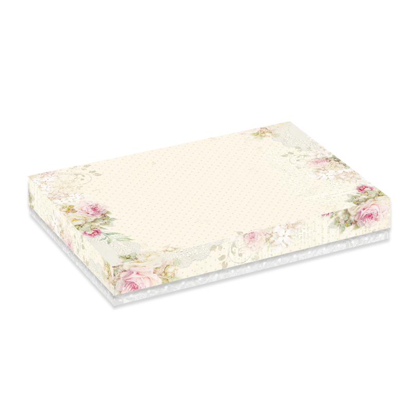 CP-BOX-A6-FR Pudełko z nadrukiem na kartkę A6 Craft&You Design FLOWER ROMANCE - pudełko A6