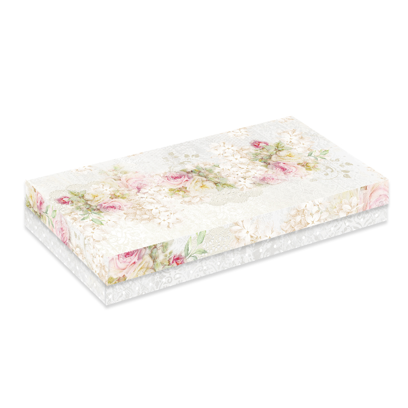 CP-BOX-DL-FR Pudełko z nadrukiem na kartkę DL Craft&You Design FLOWER ROMANCE - pudełko DL