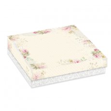 CP-BOX-SQ-FR Pudełko z nadrukiem na kartkę kwadratową Craft&You Design FLOWER ROMANCE - pudełko kwadrat
