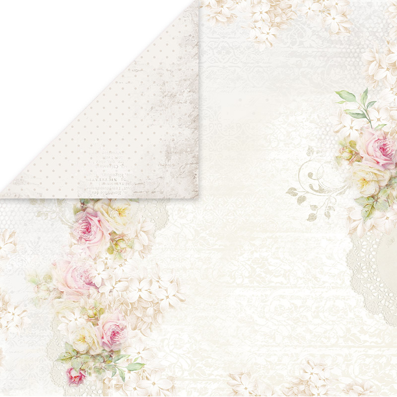 CPB-FR15 Bloczek 15x15 Craft&You Design-FLOWER ROMANCE
