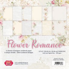CPS-FR30 Zestaw papierów 30,5x30,5cm-Craft&You Design-FLOWER ROMANCE