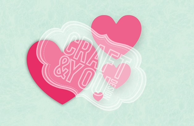 CW124 WYKROJNIK - hearts - serca - Craft&You Design
