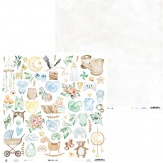  P13-BAB-98 ARKUSZ DO WYCINANIA BABY JOY - Baby Joy 30,5x30,5cm