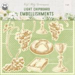 P13-CHI-COM-01 ZESTAW TEKTUREK - Pierwsza Komunia Święta 01 - 11szt