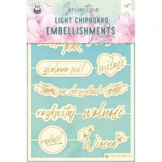 P13-CHI-SPR-05 ZESTAW TEKTUREK -  Springtime 05 - 10x15cm, 11szt.