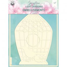 P13-CHI-SPR-10 ZESTAW TEKTUREK -  Baza klatka - Springtime 10 - 15x20cm, 5szt.