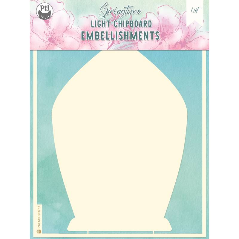 P13-CHI-SPR-11 ZESTAW TEKTUREK - Wkład do bazy albumowej - klatka - Springtime 11 - 15x20cm, 3szt.