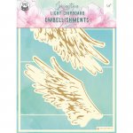 P13-CHI-SPR-12 ZESTAW TEKTUREK - skrzydła - Springtime 12 - 15x20cm, 2szt.