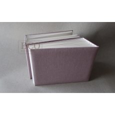 ECO-BAZ-02L Album BAZYLiszek 180x132mm - biały z liliową okładką