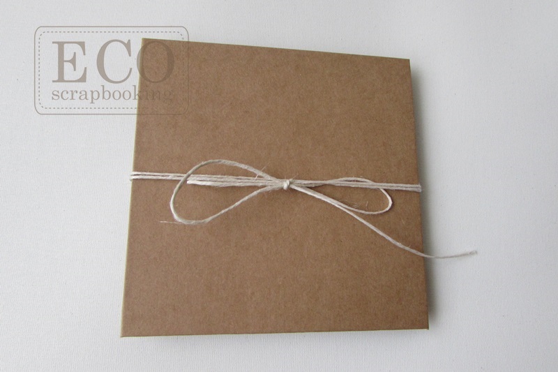 ECO-HAR-11KC Album harmonijka kraft + czarny - 130x130mm