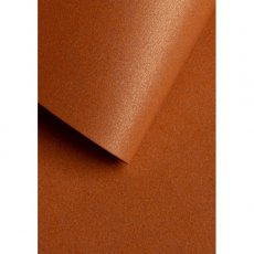 PERLA250A4MIE Papier jednokolorowy perłowy dwustronny A4 , 20szt - miedziany