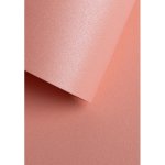 PERLA250A4ROZ Papier jednokolorowy perłowy dwustronny A4 , 20szt - różowy
