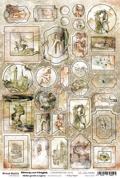 CC-CB-MM10 BITTERSWEET HEIGHTS - CARDBOARD DIE-CUTS