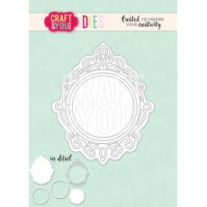 CW121 Wykrojnik /Die-frame/ramka vintage - Craft&You Design