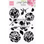 CS1046 Stemple Marianne Design  Colorful Silhouettes - Roses - róże
