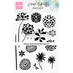 CS1047 Stemple Marianne Design  Colorful Silhouettes - COLORFUL SILHOUETTES - FANTASY - kwiaty i liście