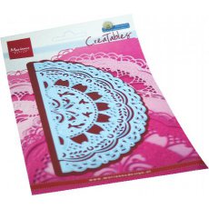 LR0701 Wykrojnik Marianne Design - CreaTables - PETRA'S GATE FOLDING FLORAL - koronkowe półkole