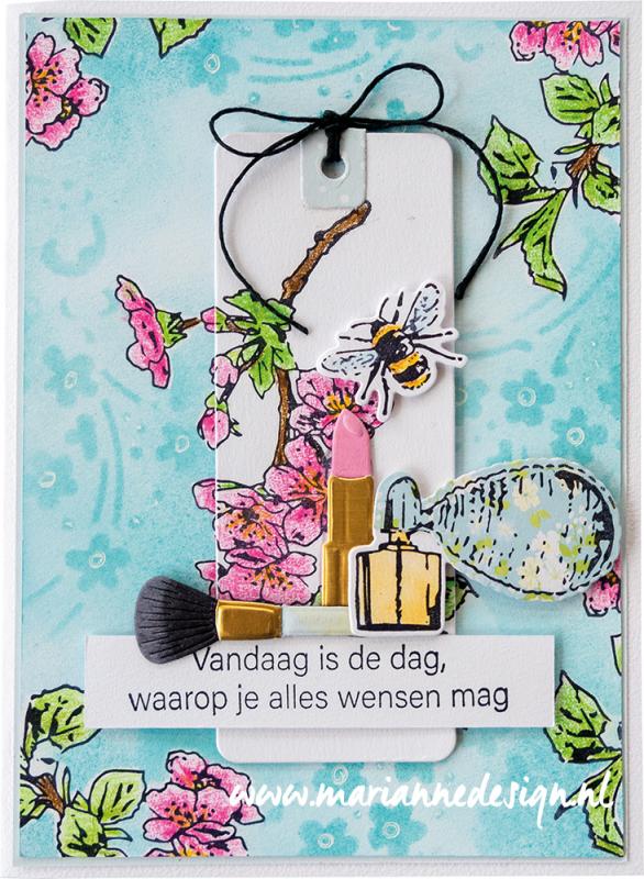 PS8084 Maska - Marianne Design -TINY'S BLOSSOM - drobne kwiatki