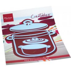 LR0705 Wykrojnik Marianne Design - CreaTables - COOKING POTS - garnki