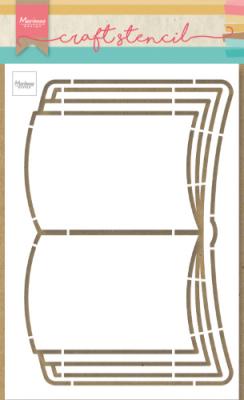 PS8061 Maska Marianne Design - Craft stencil - A5 - OPEN BOOK - książka