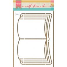 PS8061 Maska Marianne Design - Craft stencil - A5 - OPEN BOOK - książka