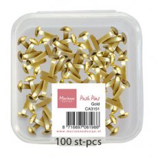 CA3151 Marianne Design - PUSH PINS - GOLD - ćwieki złote