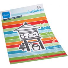 CR1540 Wykrojnik Marianne Design - CreaTables - WISHING WELL BY MARLEEN - studnia