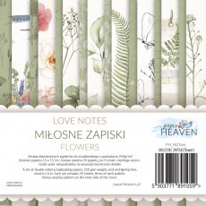 PH-MZ15FL MIŁOSNE ZAPISKI - FLOWERS - BLOCZEK 15 x 15 cm