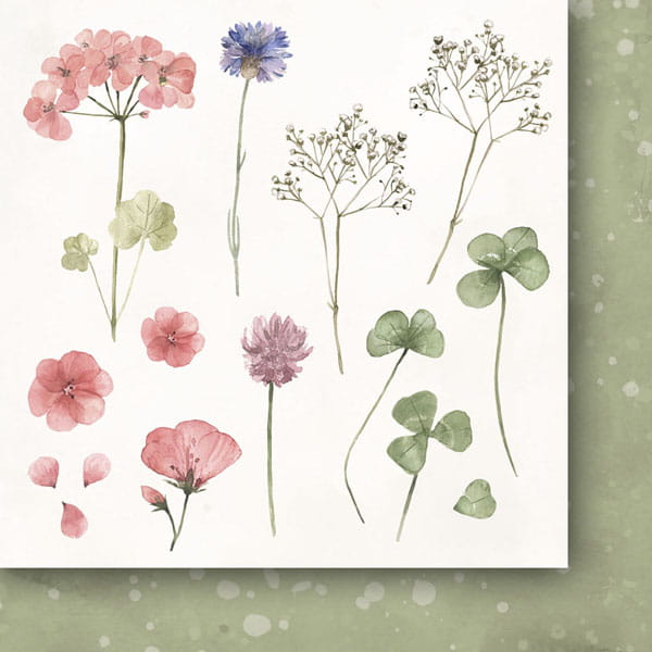 PH-MZ15FL MIŁOSNE ZAPISKI - FLOWERS - BLOCZEK 15 x 15 cm