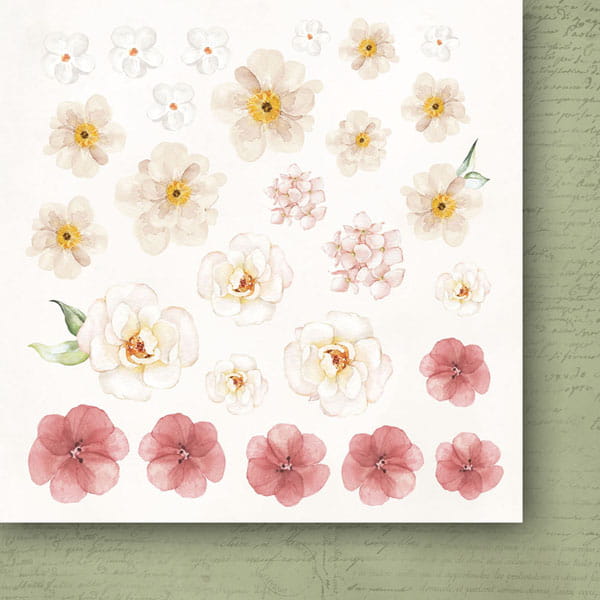 PH-MZ15FL MIŁOSNE ZAPISKI - FLOWERS - BLOCZEK 15 x 15 cm