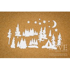 LA21114 ZESTAW TEKTUREK - tekturka las - Summer in mountains 