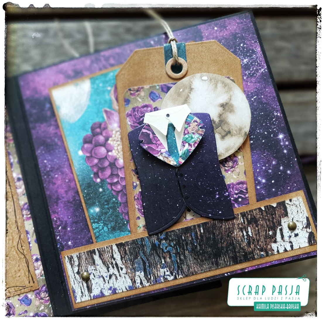 45.6579 Wykrojnik Leane Creatief - Small box for men - małe pudełko dla mężczyzny, kamizelka, koszula, fartuch