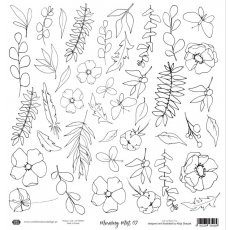 CP-MM09 Papier akwarelowy-elementy-Craft&You Design 30,5x30,5 MORNING MIST 09