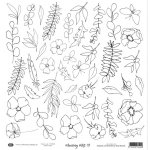 CP-MM09 Papier akwarelowy-elementy-Craft&You Design 30,5x30,5 MORNING MIST 09