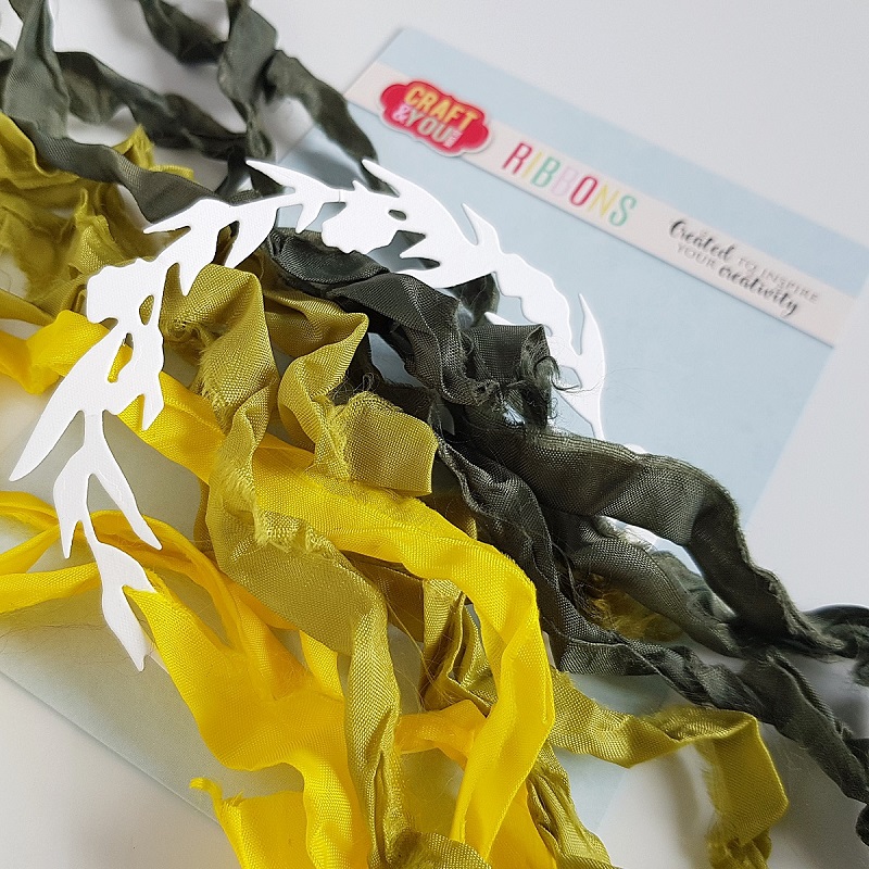 CRIB-010 RIBBONS - tasiemki vintage - BLOSSOM MEADOW - Craft&You Design