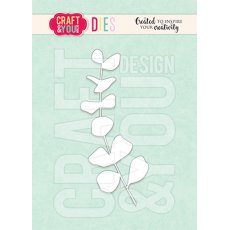 CW130 WYKROJNIKI - Gałązka eukaliptusa - Craft&You Design