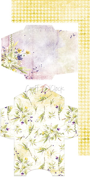 CC-JJ-38 SUMMER FLOWERS - JUNK JOURNAL SET - zestaw dodatków
