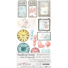 CC-JJ-39 WOODLAND FRIENDS - JUNK JOURNAL SET - zestaw dodatków