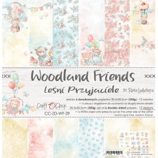 CC-ZD-WF-39 | WOODLAND FRIENDS - zestaw papierów 30,5x30,5cm
