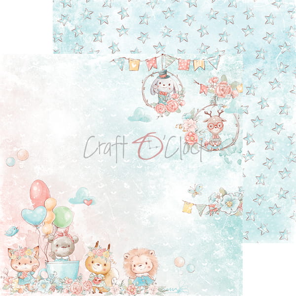 CC-ZM-WF-39 | WOODLAND FRIENDS - zestaw papierów 15,25x15,25cm