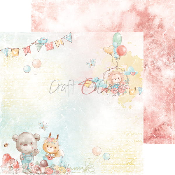 CC-ZM-WF-39 | WOODLAND FRIENDS - zestaw papierów 15,25x15,25cm