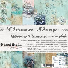 CC-ZS-OD-MM11  OCEAN DEEP - zestaw papierów 20,3x20,3cm