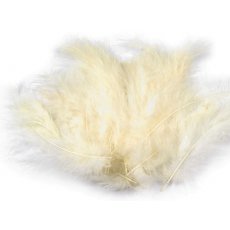 150437-14 Pióra strusie - kolor waniliowy