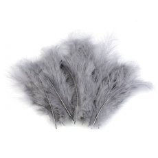 150437-27 Pióra strusie - kolor szary
